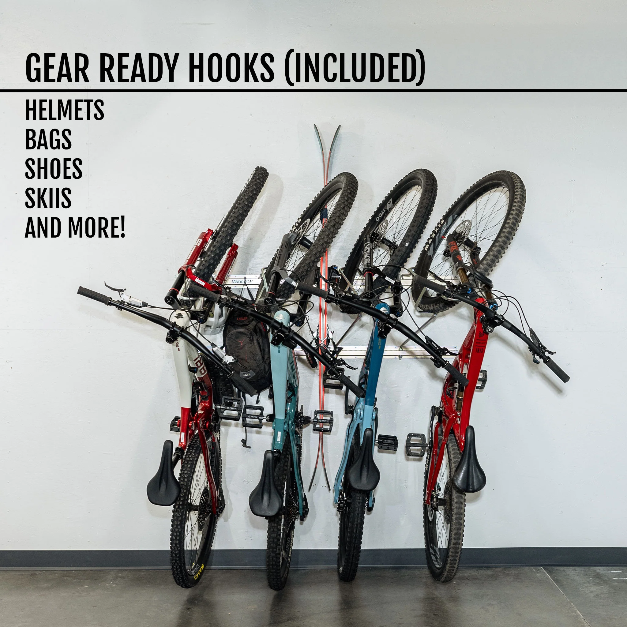 Tilt & Pivot Garage Bike Rack - Image 6